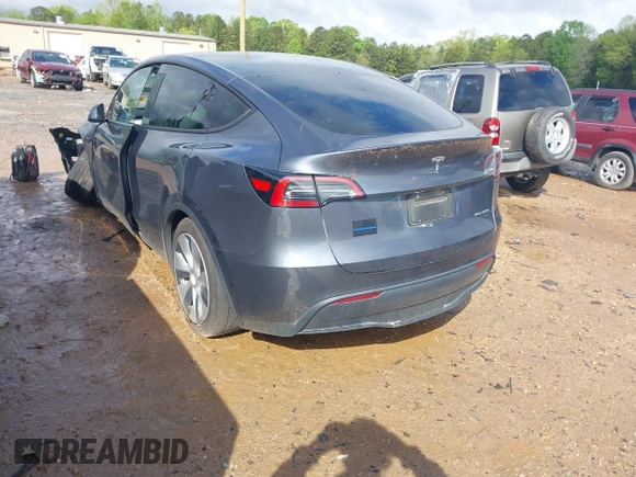 2023 Tesla Model Y Long Range with VIN 7SAYGDEE2PF674286, listed as a IAAI auction lot 42010275 with Not Provided miles and . Bid and sale history available at carsss.com. Image 3.