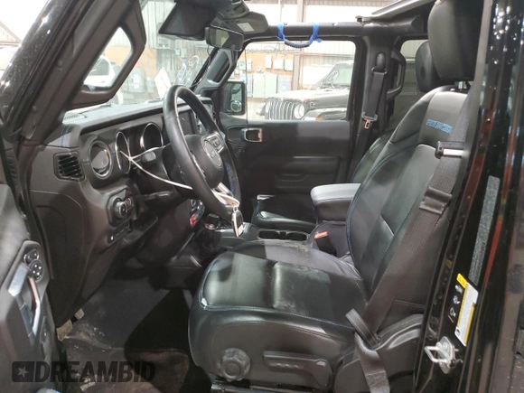 2022 Jeep Wrangler Unlimited Rubicon with VIN 1C4JJXR68NW259728, listed as a Copart auction lot 54884685 with 87,262 mi miles and Clean title. Bid and sale history available at DreamBid. Image 7.