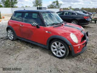 2006 MINI Cooper Hardtop S with VIN WMWRE33546TJ38274, listed as a Copart auction lot 53336105 with 171,593 mi miles and Clean Title. Bid and sale history available at carsss.com. Image 4.