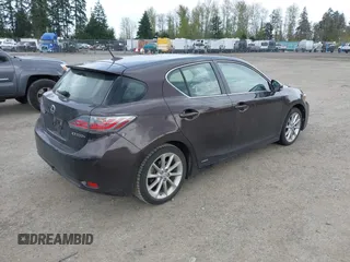 2012 Lexus CT with VIN JTHKD5BH9C2058080, listed as a IAAI auction lot 41993734 with 41,912 mi miles. Bid and sale history available at carsss.com. Image 4.