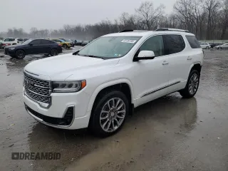 2022 GMC Acadia Denali with VIN 1GKKNXLS8NZ176740, listed as a Copart auction lot 43136195 with 53,363 mi miles and Salvage title. Bid and sale history available at DreamBid. Image 1.
