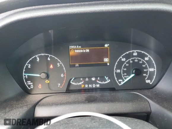 2021 Ford Transit Cargo with VIN 1FTBR1CG7MKA88875, listed as a Copart auction lot 84705324 with 23,654 mi miles and Salvage Title. Bid and sale history available at DreamBid. Image 9.