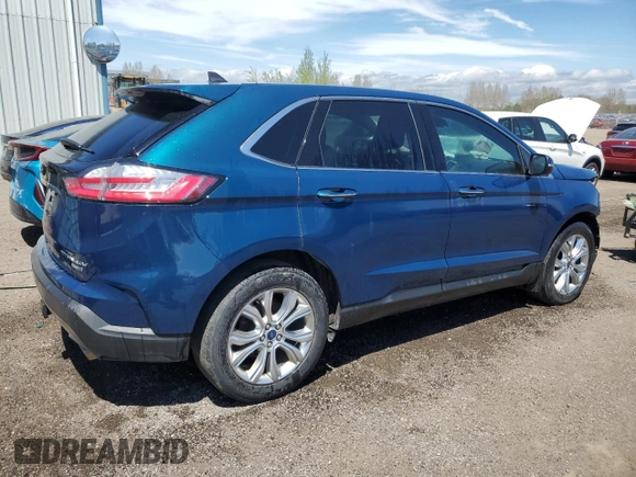 2020 Ford Edge Titanium z VIN 2FMPK4K94LBB67925, wystawiony jako Copart lot #54587635 z przebiegiem 125 830 mil mil oraz Szkoda całkowita • Salvage title. Historia ofert i sprzedaży dostępna na DreamBid. Obrazek 3.