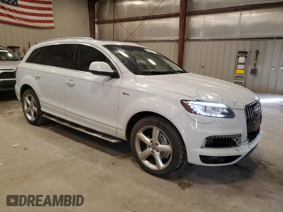 2014 Audi Q7 3.0T S line Prestige with VIN WA1DGBFE7ED002530, listed as a Copart auction lot 44440325 with 135,599 mi miles and Clean Title. Bid and sale history available at carsss.com. Image 4.