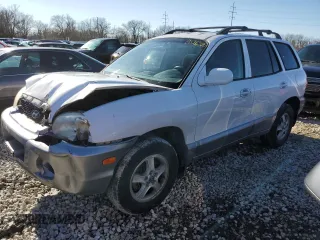 2002 Hyundai Santa Fe GLS with VIN KM8SC73D92U238329, listed as a Copart auction lot 85216264 with 107,371 mi miles and Salvage Title. Bid and sale history available at carsss.com. Image 1.