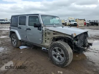 2018 Jeep Wrangler Unlimited Sahara with VIN 1C4HJWEG5JL930372, listed as a Copart auction lot 50772625 with 91,528 mi miles and Salvage title. Bid and sale history available at DreamBid. Image 4.