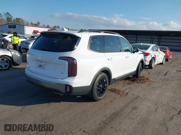 2023 Kia Telluride SX Prestige X-Pro with VIN 5XYP5DGC6PG351443, listed as a IAAI auction lot 41548694 with 32,665 mi miles and . Bid and sale history available at DreamBid. Image 4.