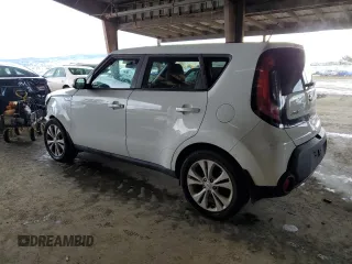 2014 Kia Soul + with VIN KNDJP3A52E7062879, listed as a Copart auction lot 48993625 with 57,892 mi miles and Salvage Title. Bid and sale history available at carsss.com. Image 2.