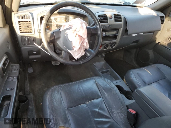 2005 GMC Canyon SLE Z71 with VIN 1GTDT196058243595, listed as a Copart auction lot 80792314 with 221,248 mi miles and Salvage Title. Bid and sale history available at carsss.com. Image 8.