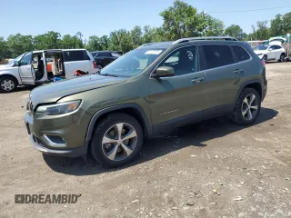 2019 Jeep Cherokee Limited z VIN 1C4PJMDX8KD156129, wystawiony jako Copart lot #61432565 z przebiegiem 68 482 mil mil oraz Szkoda całkowita • Salvage title. Historia ofert i sprzedaży dostępna na DreamBid. Obrazek 1.