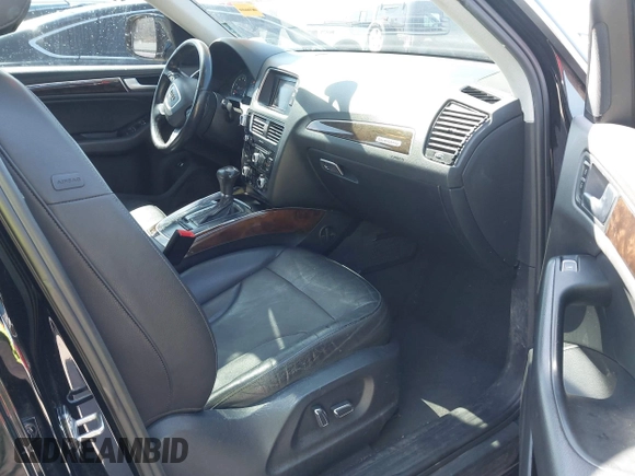2013 Audi Q5 Premium with VIN WA1CFAFP0DA007630, listed as a IAAI auction lot 41824831 with 149,558 mi miles and . Bid and sale history available at DreamBid. Image 5.