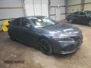 2022 Honda Civic Sport z VIN 2HGFE2F55NH111268, wystawiony jako Copart lot #57655735 z przebiegiem Nie podano mil oraz Szkoda całkowita • Salvage title. Historia ofert i sprzedaży dostępna na DreamBid. Obrazek 4.