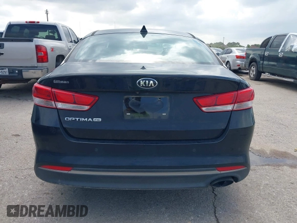 2018 Kia Optima LX with VIN 5XXGT4L34JG183535, listed as a IAAI auction lot 42411181 with 111,649 mi miles and . Bid and sale history available at DreamBid. Image 16.