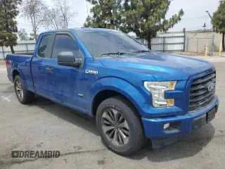 2017 Ford F-150 XL with VIN 1FTEX1CP4HFA46794, listed as a Copart auction lot 59623205 with Not provided miles and Salvage title. Bid and sale history available at DreamBid. Image 4.