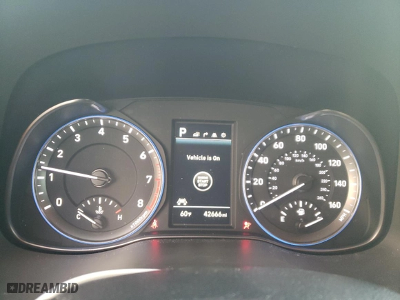2018 Hyundai Kona Ultimate with VIN KM8K53A5XJU172306, listed as a Copart auction lot 82369434 with 42,666 mi miles and Salvage Title. Bid and sale history available at carsss.com. Image 9.