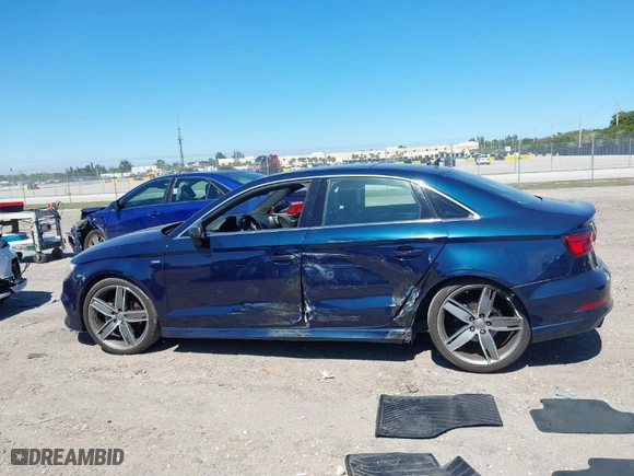 2017 Audi A3 Sedan Premium Plus with VIN WAUJ8GFFXH1025993, listed as a IAAI auction lot 41700999 with NaN miles. Bid and sale history available at carsss.com. Image 14.