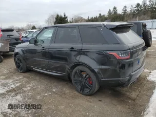 2018 Land Rover Range Rover Sport SVR with VIN SALWZ2SE6JA800746, listed as a Copart auction lot 83444184 with 121,681 mi miles and Non Repairable. Bid and sale history available at carsss.com. Image 2.