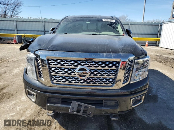 2017 Nissan Titan Pro-4X z VIN 1N6BA1F43HN557633, wystawiony jako Copart lot #46501645 z przebiegiem 94 325 mil mil oraz Szkoda całkowita • Salvage title. Historia ofert i sprzedaży dostępna na DreamBid. Obrazek 5.