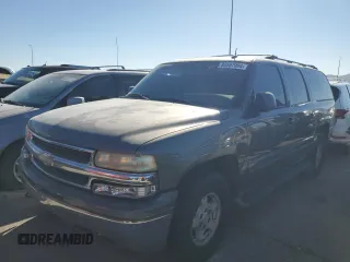 2002 Chevrolet Suburban LS with VIN 3GNEC16T42G306502, listed as a Copart auction lot 80507984 with 277,514 mi miles and Salvage Title. Bid and sale history available at carsss.com. Image 1.