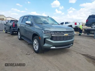 2024 Chevrolet Tahoe Premier with VIN 1GNSCSKD3RR131080, listed as a IAAI auction lot 42113461 with 46,654 mi miles and . Bid and sale history available at DreamBid. Image 1.