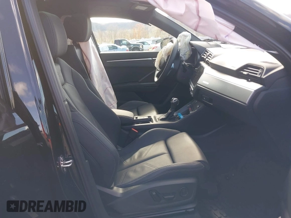 2024 Audi Q3 S line Premium Plus with VIN WA1EECF35R1155302, listed as a IAAI auction lot 41983419 with 7,929 mi miles and . Bid and sale history available at DreamBid. Image 5.