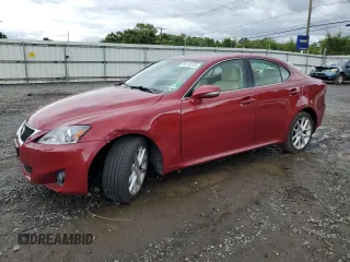 2012 Lexus IS 350 with VIN JTHCE5C26C5002981, listed as a Copart auction lot 58119135 with Not provided miles and Salvage title. Bid and sale history available at DreamBid. Image 1.