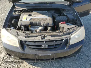 2006 Kia Spectra EX with VIN KNAFE121565254190, listed as a Copart auction lot 64721574 with 208,367 mi miles and Salvage Title. Bid and sale history available at carsss.com. Image 13.