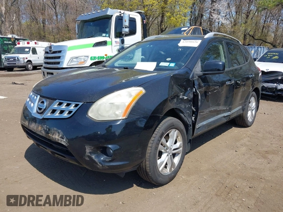 2013 Nissan Rogue S with VIN JN8AS5MV1DW641389, listed as a IAAI auction lot 42090826 with 91,845 mi miles and . Bid and sale history available at DreamBid. Image 6.