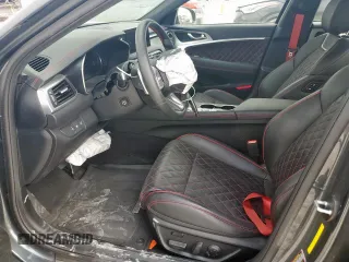 2023 Genesis G70 3.3T with VIN KMTG54TE6PU114300, listed as a Copart auction lot 62484525 with 18,850 mi miles and Salvage title. Bid and sale history available at DreamBid. Image 7.