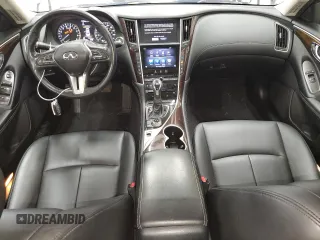2019 Infiniti Q50 Luxe with VIN JN1EV7AR2KM554667, listed as a Copart auction lot 62788934 with 27,606 mi miles and Salvage Title. Bid and sale history available at carsss.com. Image 8.