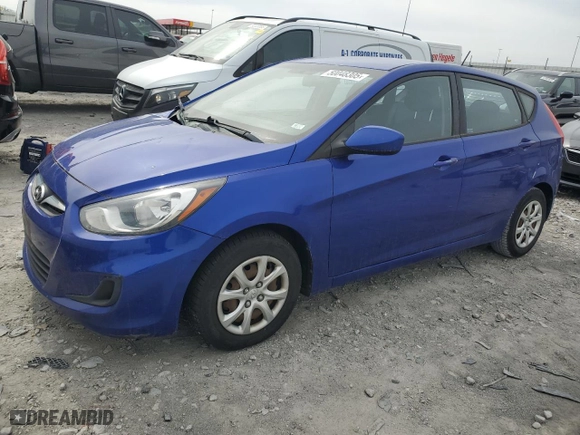 2014 Hyundai Accent GS with VIN KMHCT5AE5EU183029, listed as a Copart auction lot 50048305 with 142,692 mi miles and Salvage Title. Bid and sale history available at carsss.com. Image 1.