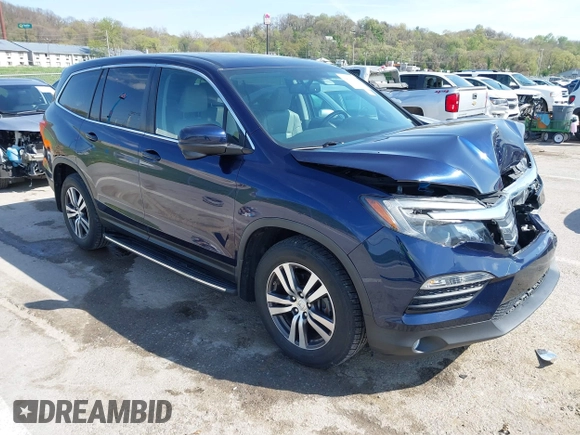 2016 Honda Pilot EX-L with VIN 5FNYF6H53GB078174, listed as a IAAI auction lot 42053669 with 94,259 mi miles and . Bid and sale history available at DreamBid. Image 1.