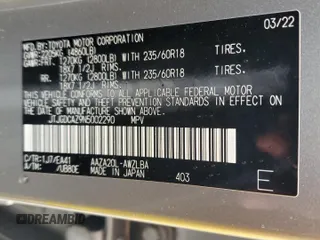 2022 Lexus NX 250 Premium with VIN JTJGDCAZ9N5002290, listed as a Copart auction lot 74058684 with Not provided miles and Salvage title. Bid and sale history available at DreamBid. Image 14.