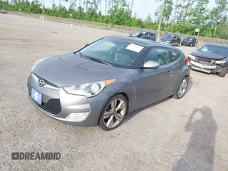 2013 Hyundai Veloster w/Gray Int with VIN KMHTC6AD3DU118515, listed as a IAAI auction lot 42336158 with 109,563 mi miles and . Bid and sale history available at DreamBid. Image 2.