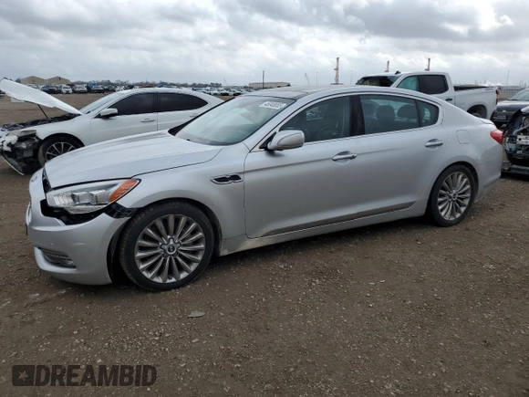 2015 Kia K900 Luxury z VIN KNALW4D45F6022028, wystawiony jako Copart lot #45048855 z przebiegiem 81 321 mil mil oraz Tytuł czysty. Historia ofert i sprzedaży dostępna na DreamBid. Obrazek 1.