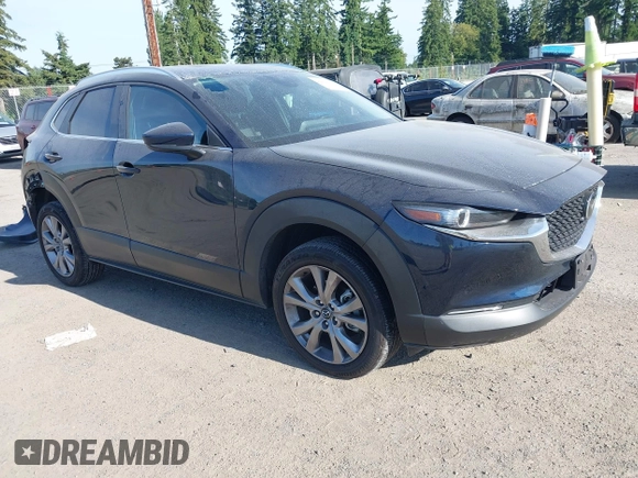 2023 Mazda CX-30 S Select with VIN 3MVDMBBM4PM558831, listed as a IAAI auction lot 42432750 with 12,468 mi miles and . Bid and sale history available at DreamBid. Image 1.