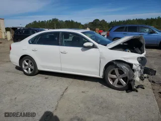 2013 Volkswagen Passat SE w/Sunroof with VIN 1VWBH7A33DC079409, listed as a Copart auction lot 45331415 with 0 mi miles and Salvage Title. Bid and sale history available at carsss.com. Image 4.
