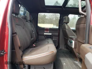 2017 Ford Super Duty F-250 SRW Lariat with VIN 1FT7W2BT8HEC44977, listed as a Copart auction lot 47296205 with 38,015 mi miles and Salvage Title. Bid and sale history available at carsss.com. Image 10.