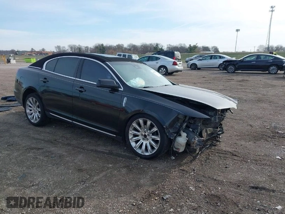 2012 Lincoln MKS with VIN 1LNHL9DR7CG800129, listed as a IAAI auction lot 41851280 with 144,992 mi miles. Bid and sale history available at carsss.com. Image 1.