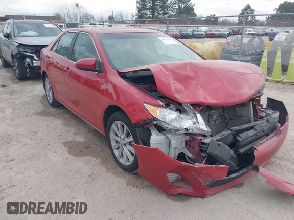 2014 Toyota Camry L with VIN 4T4BF1FK1ER375189, listed as a IAAI auction lot 41499130 with 42,569 mi miles. Bid and sale history available at carsss.com. Image 1.