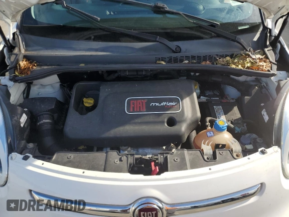 2014 FIAT 500L Lounge with VIN ZFBCFACH8EZ004015, listed as a Copart auction lot 73840584 with 0 mi miles and Salvage Title. Bid and sale history available at carsss.com. Image 11.