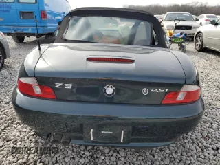 2001 BMW Z3 2.5i with VIN WBACN33451LK48451, listed as a Copart auction lot 60885354 with 0 mi miles and Salvage Title. Bid and sale history available at carsss.com. Image 6.