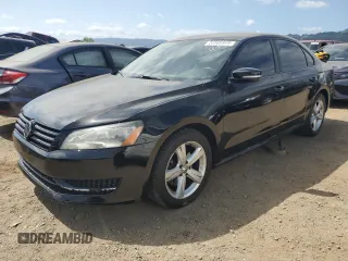 2013 Volkswagen Passat SE with VIN 1VWBP7A35DC009722, listed as a Copart auction lot 53566945 with 127,838 mi miles and Salvage title. Bid and sale history available at DreamBid. Image 1.