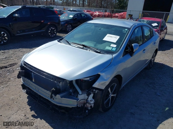 2019 Subaru Impreza Premium with VIN 4S3GKAC67K3605326, listed as a IAAI auction lot 41883752 with 52,891 mi miles. Bid and sale history available at carsss.com. Image 6.