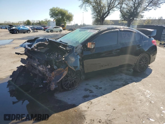 2015 Subaru WRX STI with VIN JF1VA2P69F9825358, listed as a Copart auction lot 46323585 with 86,250 mi miles and Salvage Title. Bid and sale history available at DreamBid. Image 1.