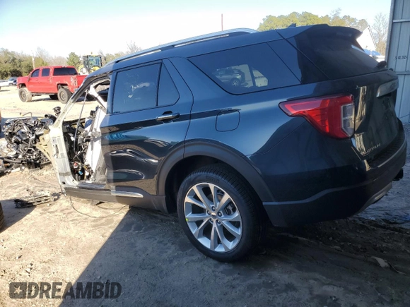 2024 Ford Explorer Platinum with VIN 1FM5K8HC0RGA18446, listed as a Copart auction lot 45936195 with 0 mi miles and Salvage Title. Bid and sale history available at carsss.com. Image 2.
