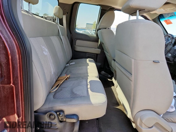2009 Ford F-150 STX with VIN 1FTRX12819FA12244, listed as a Copart auction lot 58618995 with 136,773 mi miles and Salvage title. Bid and sale history available at DreamBid. Image 10.