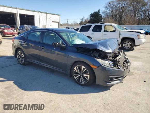 2016 Honda Civic EX-T with VIN 19XFC1F31GE024379, listed as a Copart auction lot 89160135 with 127,111 mi miles and Salvage title. Bid and sale history available at DreamBid. Image 4.
