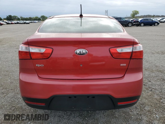 2013 Kia Rio LX with VIN KNADM4A38D6269580, listed as a Copart auction lot 71320864 with Not Provided miles and Non Repairable. Bid and sale history available at DreamBid. Image 6.
