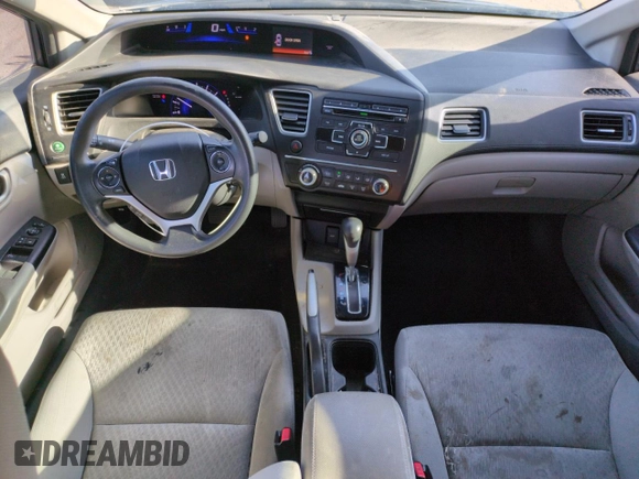 2015 Honda Civic Sedan LX with VIN 2HGFB2F58FH520309, listed as a Copart auction lot 51948955 with 139,775 mi miles and Salvage Title. Bid and sale history available at carsss.com. Image 8.